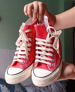 Red High Top Sneakers