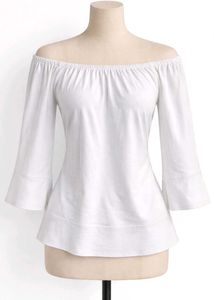 White Off-Shoulder Top