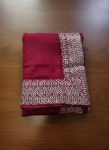 Elegant Maroon Saree