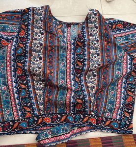 Boho Print Blouse