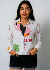 Embroidered Toucan Shirt (New)