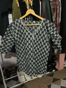Black Lace Short Kurti🫶
