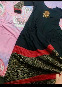 Black Anarkali Kurti