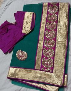 Elegant Green Saree