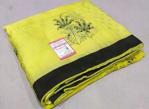 Elegant Yellow Saree Sale New
