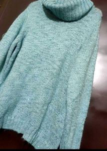 Light Sea Green Winter Top For 42 Bust