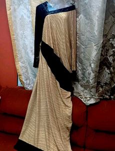 Embellished Drop Shoulder Kaftan Gown