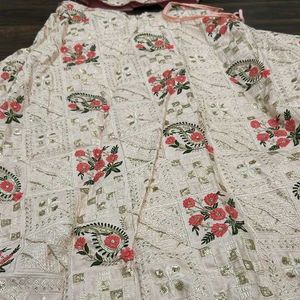 Floral Lehenga With Padded Choli Set