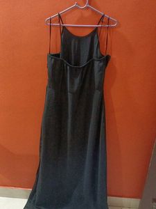 Elegant Maxi Dress With Rhinestones(Slit Legs)