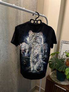 GLOW IN THE DARK White Tiger Graphic Tee