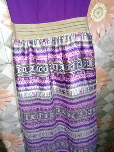 Purple Aztec Print Dress