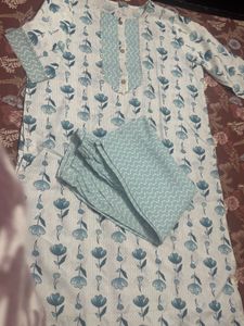 Floral Print Kurta Set