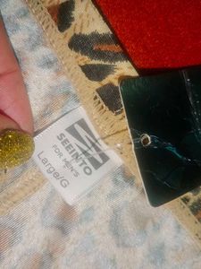 unique Leopard Print seperate pouch brief