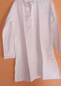 White Cotton Kurta