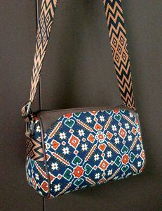 Jaipuri Women's Sling Bag Block Print