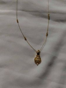 Traditional Lakshmi Locket Invisible Chain