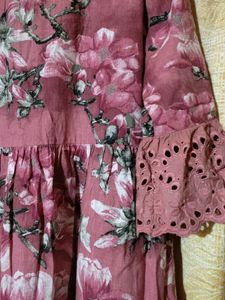 Peach Floral Dress From Bombay Paisley (Westside)