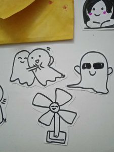 Handmade Sticker Pack with Envelope