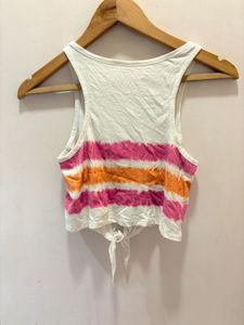 Justice Tie-Front Tank