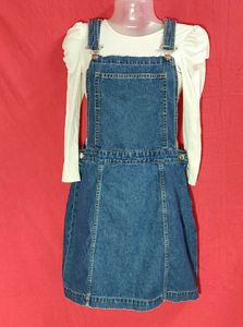 H&amp;M Denim dungaree dress