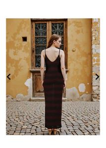 Stylish Striped Maxi Dress
