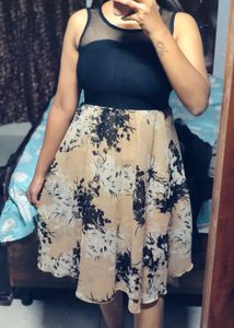 Black Floral Dress