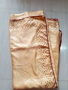Embellished Golden Saree