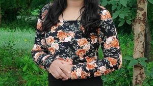 Floral Long Sleeve Top