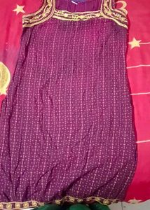 Elegant Purple Kurta