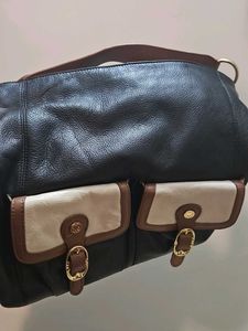 Emma Fox Leather Shoulder Bag
