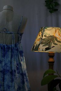 Blue Tie-Dye Dress
