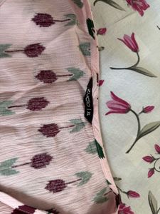 Cute Pink Printed Top