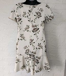 Zara Drop Waist Floral Dress