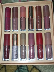 12 lipstick all colours nude, dark...