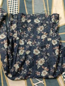 Floral Print Top &amp; Jacket Set