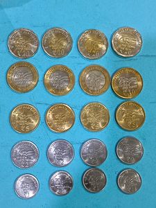 1 To 20 Ruppee 75th Independence Coins