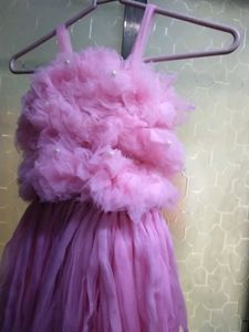 Beautiful Gown In Ruffle Frock