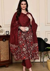 Floral Print Kurta Set