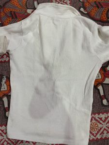 White Long Sleeve Top