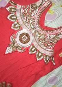 Beautiful Gown With Churidar Pant