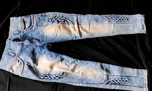 Beautiful Slim Jeans With Design