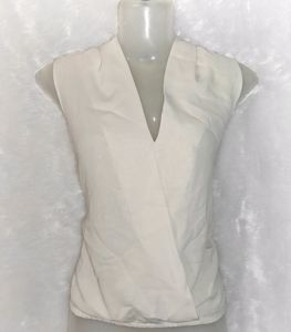 White Top With Lace Detail Back
