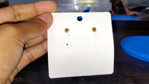White Flower Drop Earrings