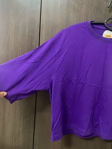 Purple Smiley Tee