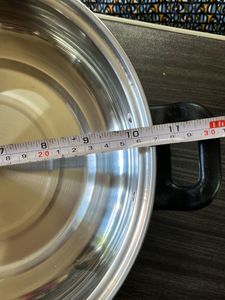 Induction stainless steel kadai