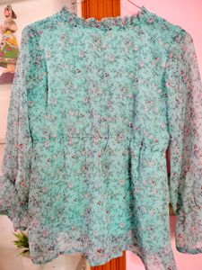 Floral Chiffon Blouse