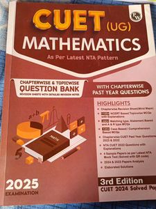 CUET Mathematics Textbook - 2025 Edition