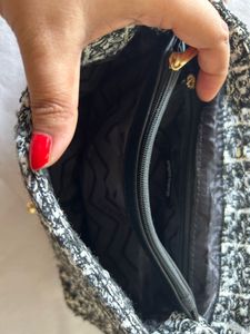 Tweed Chain Shoulder Bag
