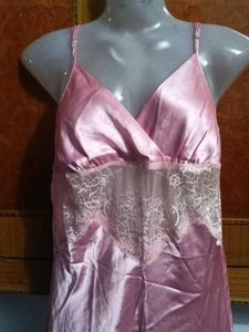 Silky Pink Nighty