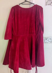 Tie Up Wrap Dress Or Outer